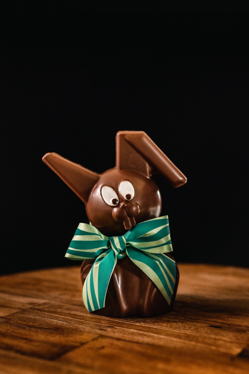 Lapin rigolo, chocolat au lait - 300g - Espèce de Ganache - Chocolaterie  artisanale